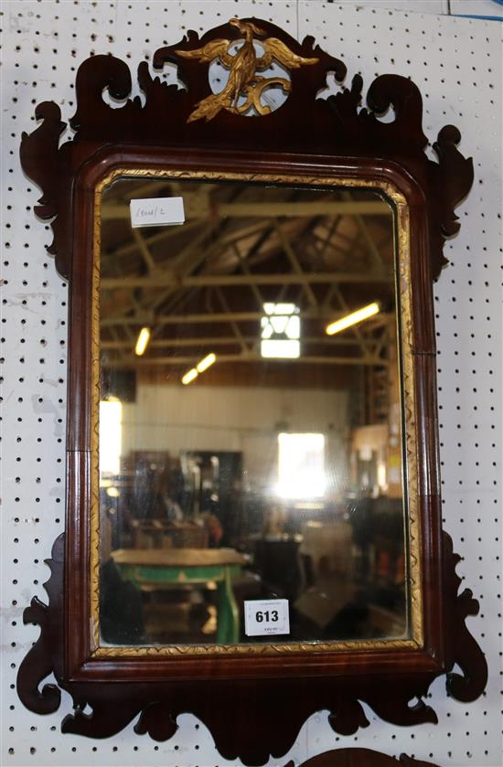 George III style fret cut mirror(-)